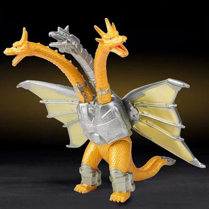 Godzilla vs King Kong Anime Action Figure – King Ghidorah Three-Headed Golden Dragon Collectible Toy