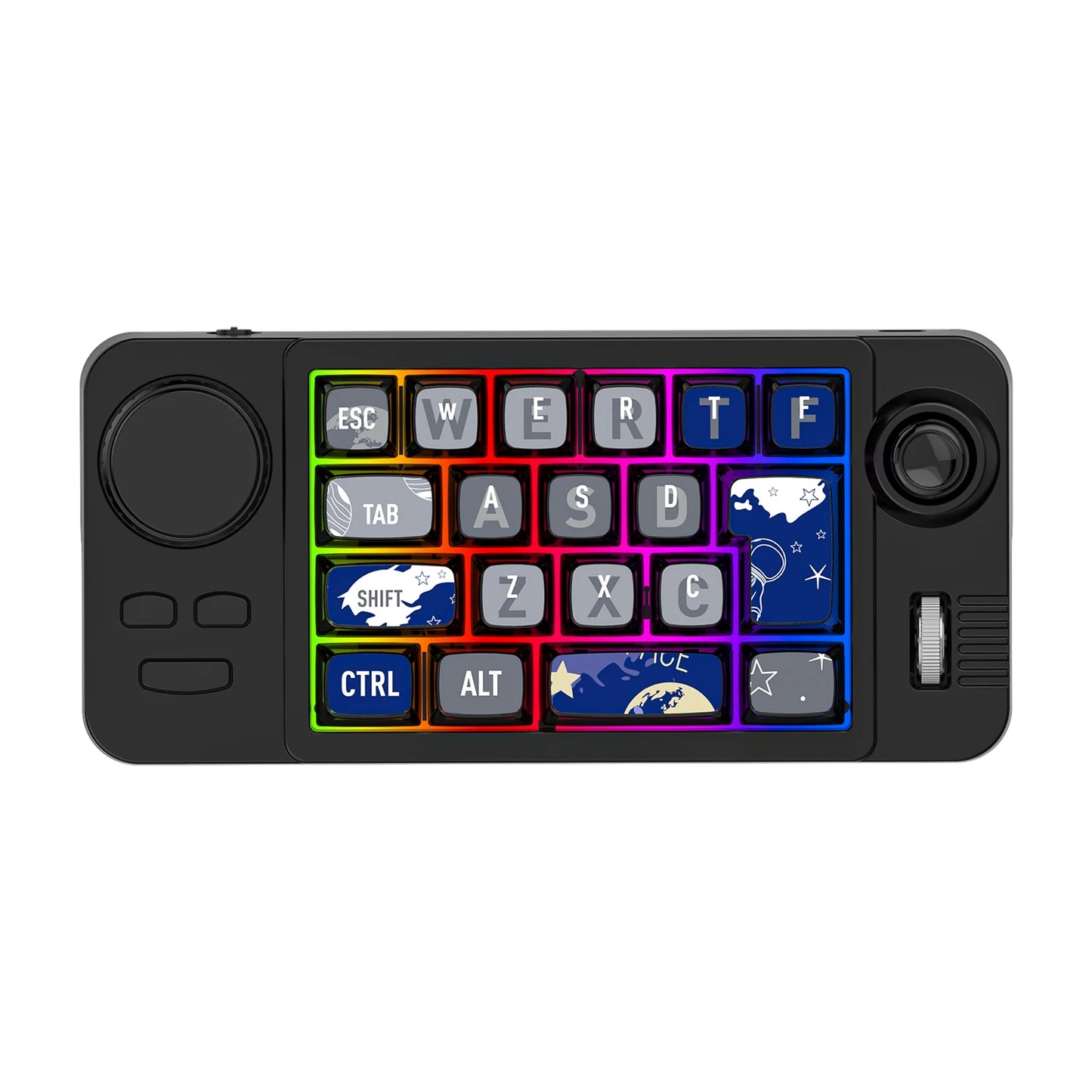 Tri-Mode Mechanical Keyboard - 19 Key Programmable Macro Keypad with RGB Backlit Hot Swappable Keys