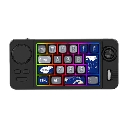 Tri-Mode Mechanical Keyboard - 19 Key Programmable Macro Keypad with RGB Backlit Hot Swappable Keys