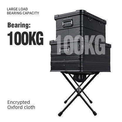 Portable Folding Camping Stool Aluminum Alloy Lightweight Outdoor Fishing & Picnic Chair