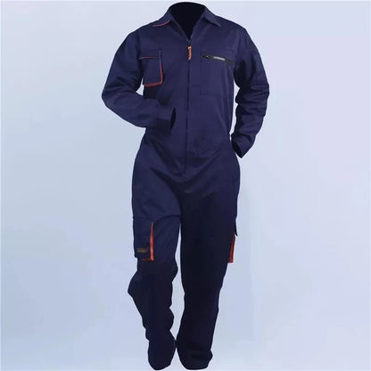 Work Coverall Uniform - Unisex Welding Suit for Mechanics, Car Repair & Workshop Protection