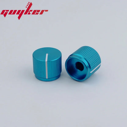 Aluminum Flat Top Bass Knob - 16MM Guitar Control Knob Available in Five Colors for Electric Bass