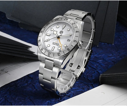 San Martin 39mm NH34 BB GMT Automatic Mechanical Sport Watch — Sapphire Luminous Waterproof 100m for Men Relogio SN0054