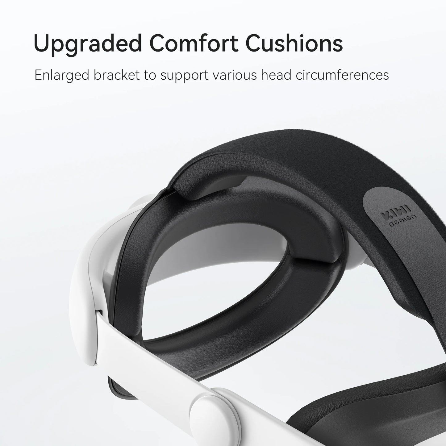 KIWI Design Comfort Adjustable Head Strap: Compatible with Quest 3 Elite Strap Replacement for Enhanced Support - VR Accessories