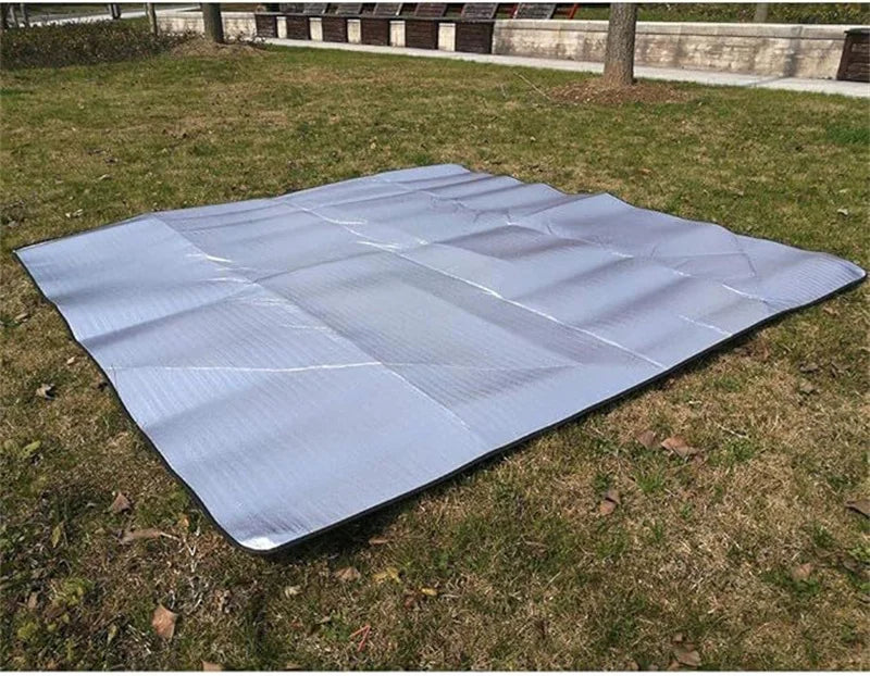 Camping Foam Mat – Aluminum Foil Insulation Sleeping Pad, Thermal Outdoor Tent Footprint for Heat Reflection