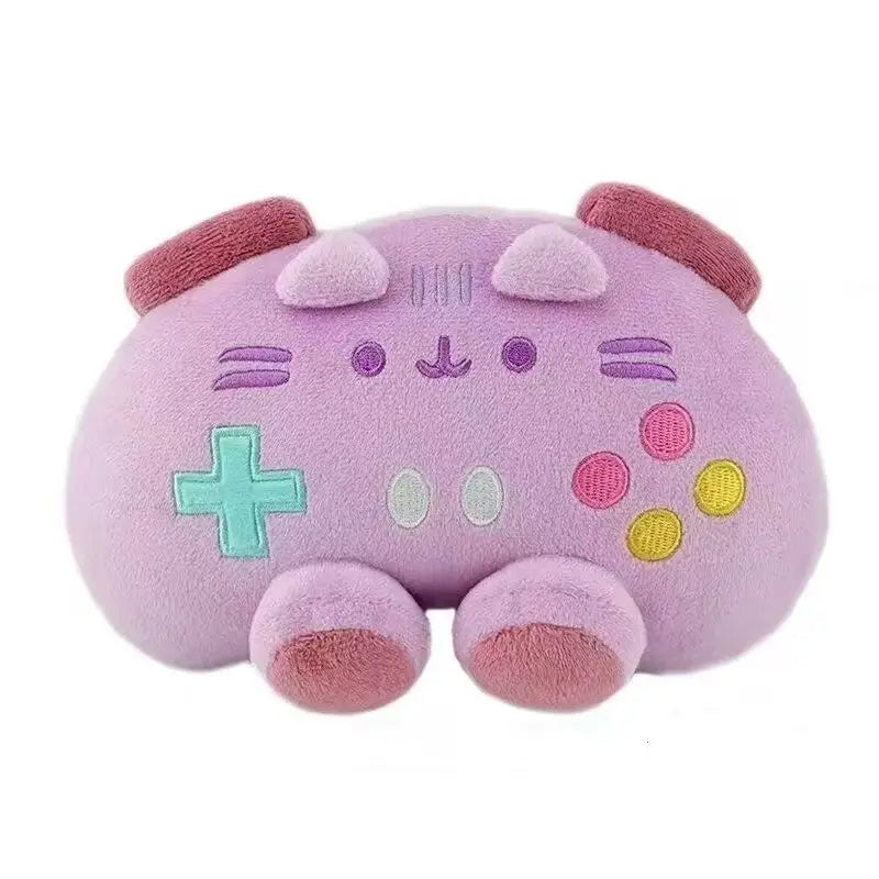 Cute Simulated Cat Plush Doll - 2026 Anime-Inspired Soft Stuffed Toy for Tabletop, Bedroom, and Home Decor
