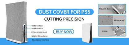 Protective Silicone Cover for PS5 Controller – Anti-Slip Skin Case with Thumb Grips for PS5 Slim Gamepad