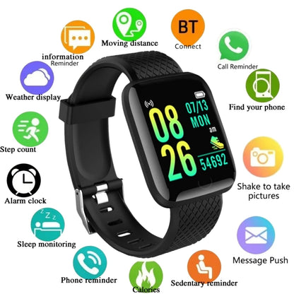 Smartwatch Fashion Sports Bracelet for Women & Men, Multi-Function USB Charging, Compatible with Xiaomi & Huawei