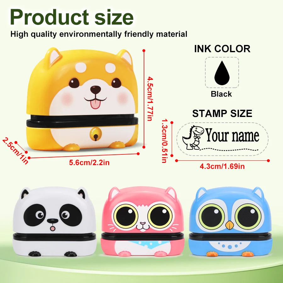 149pcs Personalized Name Stamp Set – Waterproof, Non-Fading Baby & Kindergarten Engraved Seals, Perfect Student Gift