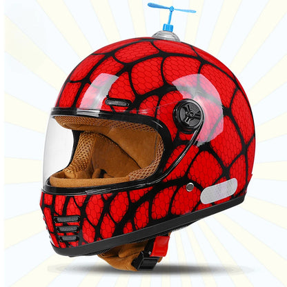 Children's Motorcycle Helmet - Boys & Girls Safety Half Helmet for Summer, Scooter & Bike Accessories for Kids