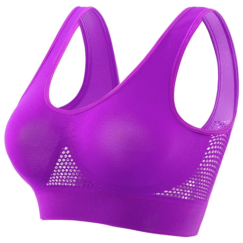Seamless Push-Up Bra for Women – Wireless Breathable Comfort Bralette & Crop Top Sports Lingerie, S–5XL Plus Size Support