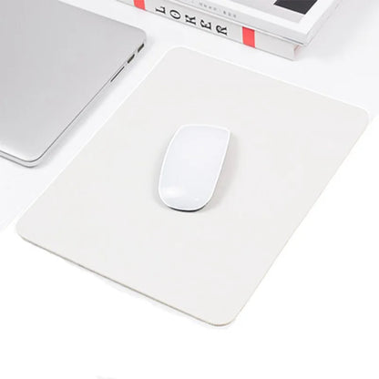PU Leather Mouse Pad – Non-Slip Waterproof Gaming & Office Desk Mat, Anti-Scratch Easy Clean Surface for PC & Laptop Desktop Use