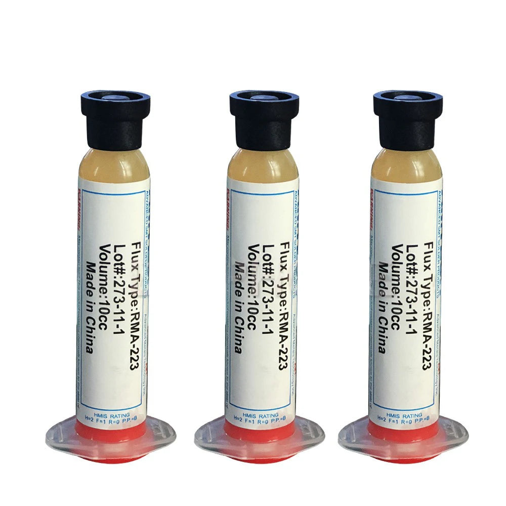 10cc RMA223 Soldering Paste Flux: Grease for Computer Chips, Phones, LED, BGA, SMD, PGA, PCB Repair - Essential Soldering Tool