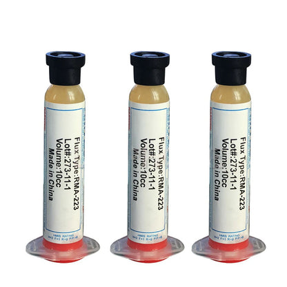 10cc RMA223 Soldering Paste Flux: Grease for Computer Chips, Phones, LED, BGA, SMD, PGA, PCB Repair - Essential Soldering Tool