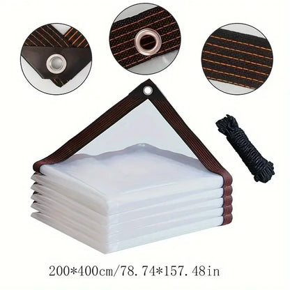 Hemming Punching Greenhouse Film – Rainproof Cold Insulation Plastic Sheet for Agriculture