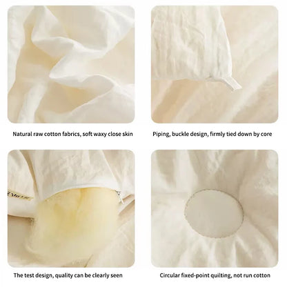 Raw Cotton Soybean Quilt – Thickened Spring, Autumn & Winter Bedding for Extra Warmth