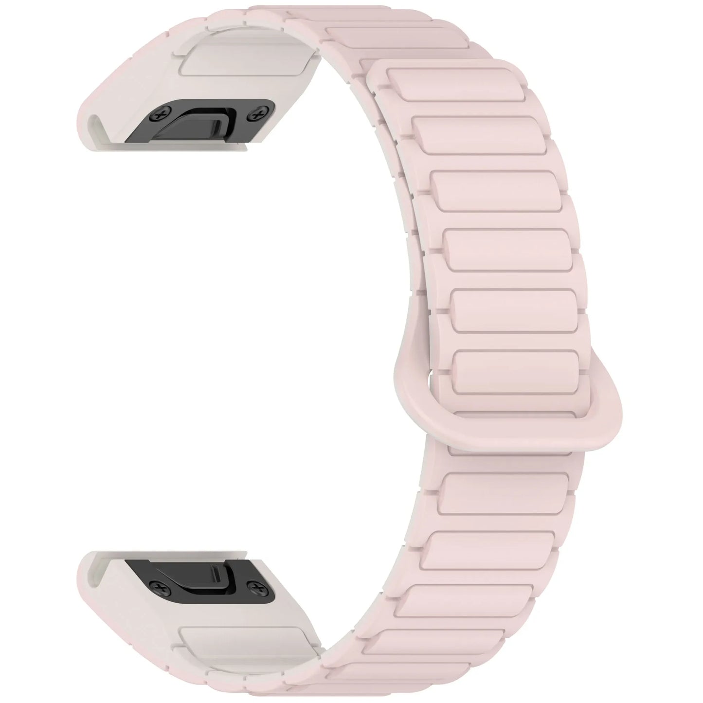 Silicone Magnetic QuickFit Strap for Garmin Fenix — Compatible with Fenix 8/7X/7/7S/5X/5S Plus/3HR (20mm, 22mm, 26mm)