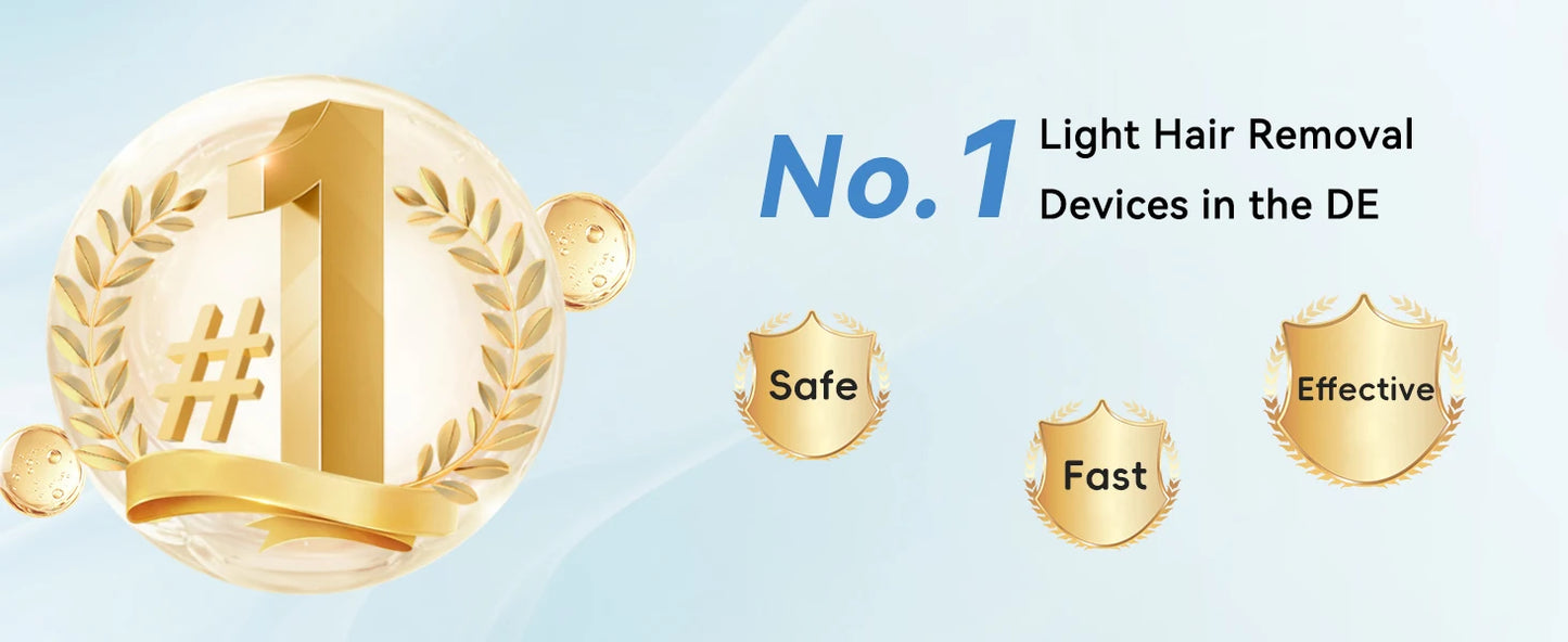 IPL Hair Removal Laser 22J — Unlimited Flashes IGBT, 5.2cm² Light Painless Epilator for Face, Armpit & Bikini Body Treatment