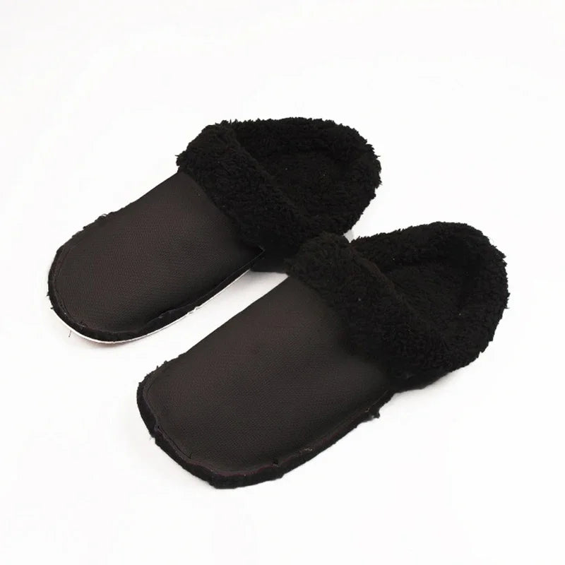 Hole Shoes Velvet Liner – Thickened Winter Warm Detachable Cotton Sleeve & Plush Inner Liner for Soft Shoe Covers