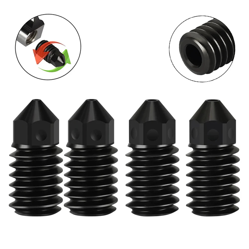 Bambu Lab A1 Mini Hotend Kit – 0.2/0.4/0.6/0.8mm Hardened Steel Nozzle for A1 3D Printer