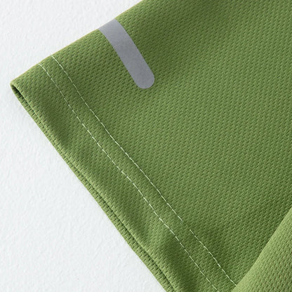 Men’s Summer Quick Dry T-Shirt - Solid Color Short Sleeve Sports Shirt for Running & Casual Wear