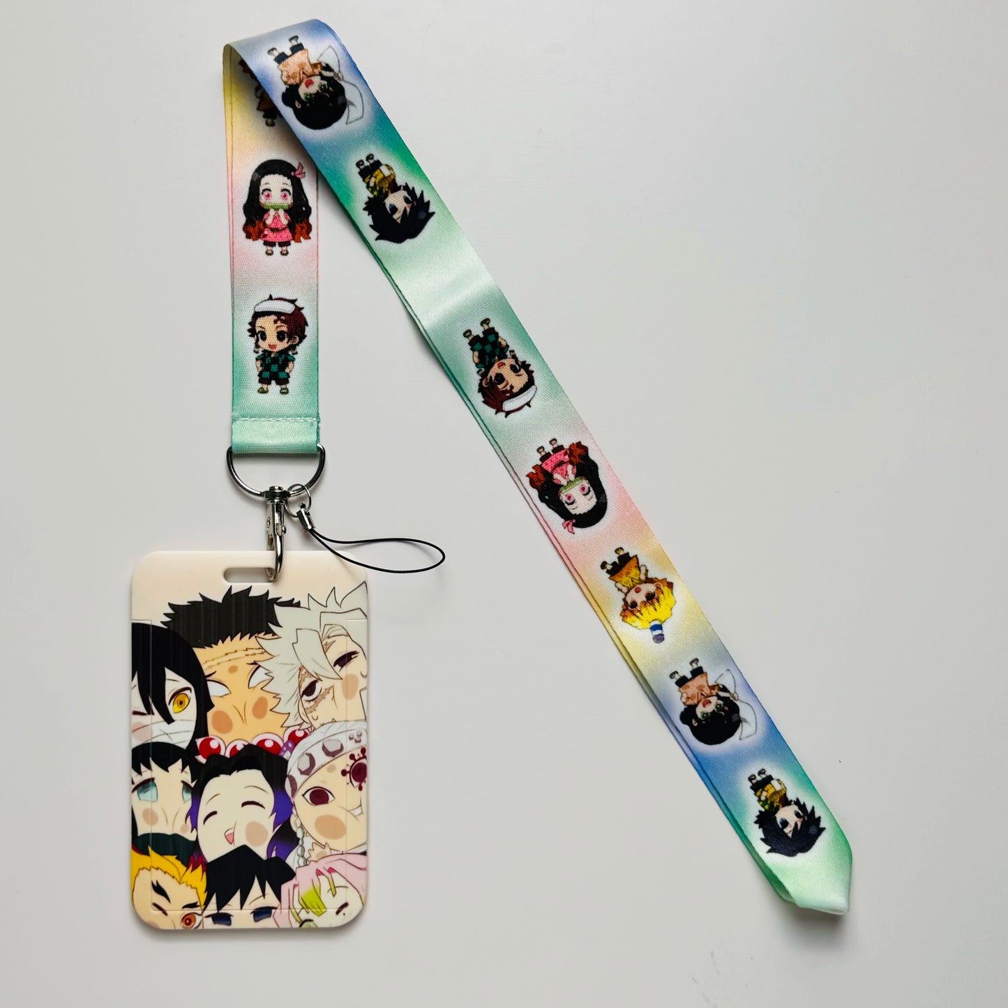 Cartoon Anime Lanyard – Key, Card & Badge Holder Neck Strap, DIY Keychain Hang Rope