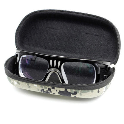 Camouflage Outdoor Sports Glasses Case – Thickened Zipper Sunglasses Storage Box, Anti-Stress & Military Portable