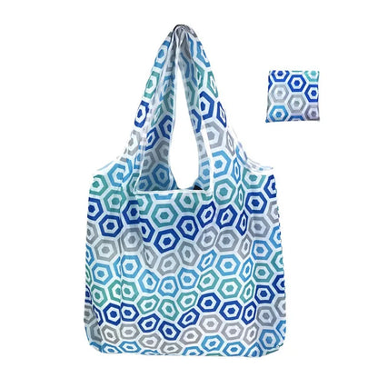 Eco-Friendly Foldable Reusable Shopping Bag – Portable Heavy-Duty Tote Shoulder Bag for Grocery, Travel & Daily Storage Fashion Handbag