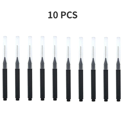 5/10/50PCS Mini Eyebrow & Lash Brushes – Disposable Bendable Brow Perm & Micro Eyelash Applicator Tools