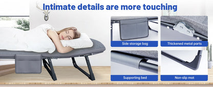 American Folding Bed – Single Sofa Bed & Lounge Chair for Napping & Sunbathing, Ideal for Courtyard