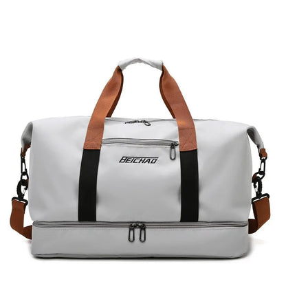 Travel Gym Bag – Short-Distance Luggage & Portable Fitness Duffel, Shoulder, Crossbody, and Weekender Carry-On Bag