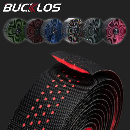 BUCKLOS Road Bike Handlebar Tape – Soft PU EVA Anti-Slip Shock-Absorbing Grip for Gravel and Cycling