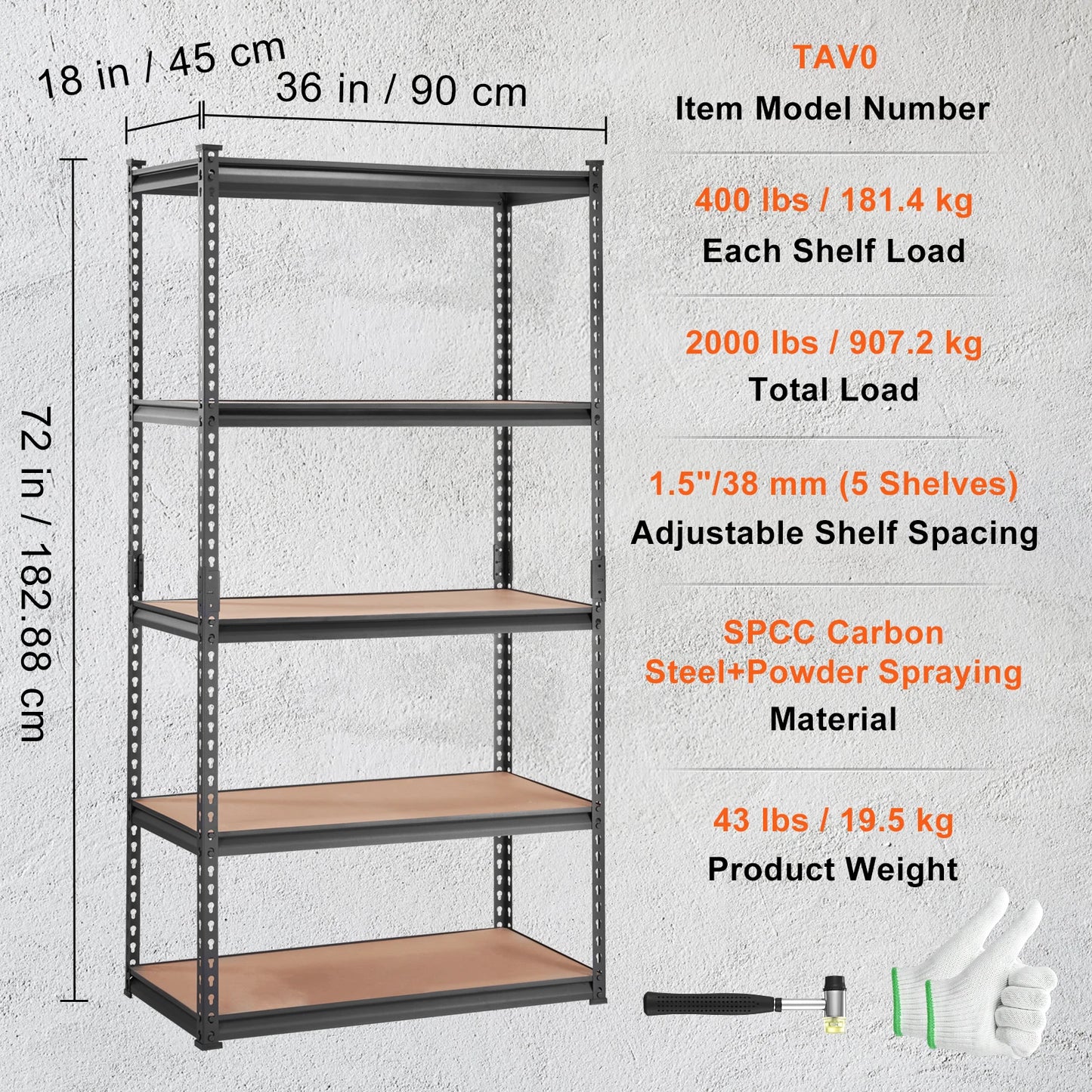 SucceBuy 5-Tier Heavy Duty Metal Storage Shelving Unit – Standing Organizer Rack for Kitchen, Living Room, Warehouse & Flower Stand