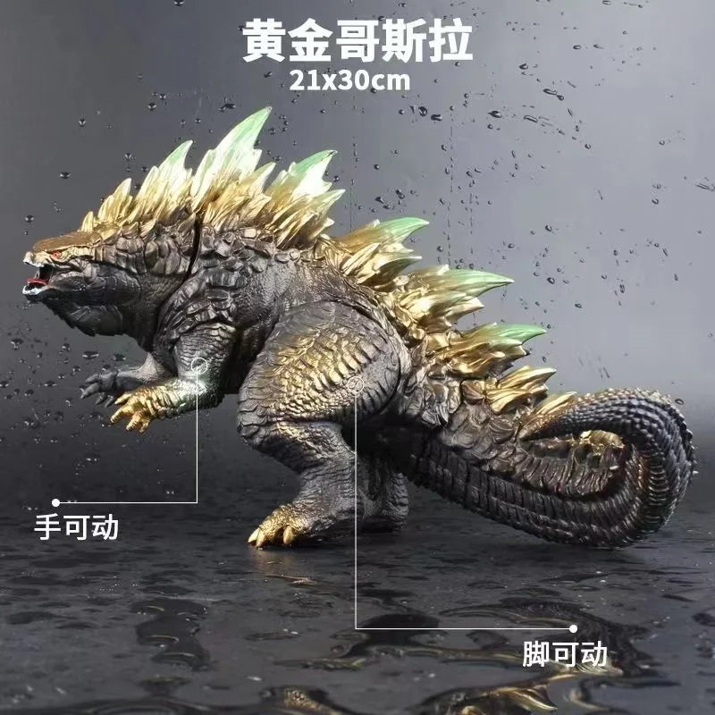 Godzilla vs King Kong Anime Action Figure – King Ghidorah Three-Headed Golden Dragon Collectible Toy
