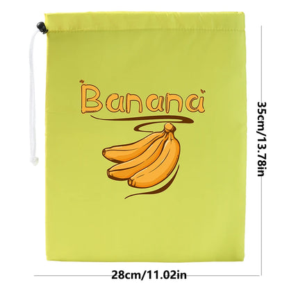 1/3 Banana & Vegetable Storage Bag – Anti-Ripening, Lightweight Preservation Bag for Fruits and Produce
