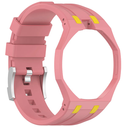2-in-1 Swatch x AP Royal Pop Watch Conversion Kit - PC Case and Silicone Strap for Pocket-to-Wristwatch Modification