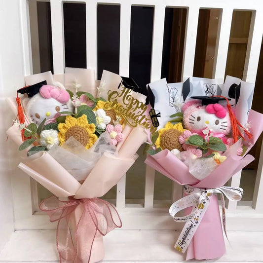 Anime Series Plush Toy Bouquet — Children’s Day, Birthday, Valentine’s & Graduation Gifts