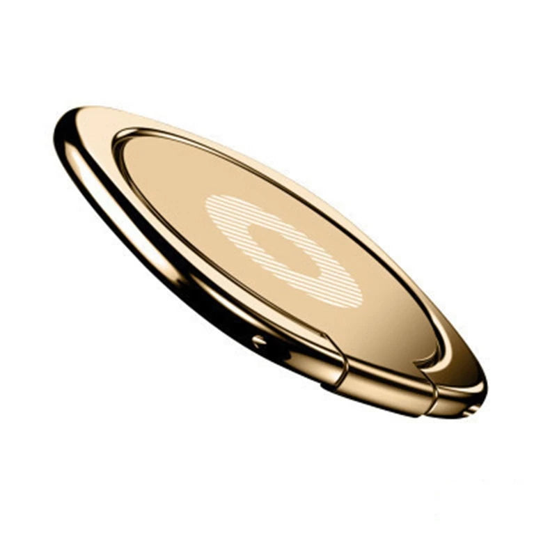 Ultra-Thin Phone Ring Holder - Rotatable Metal Finger Grip Stand for iPhone Xiaomi & Huawei Smartphones
