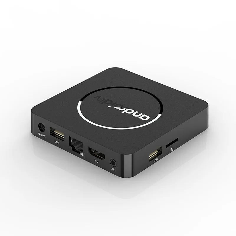 Q10 Android 14 8K Smart TV Box – Allwinner H313, 128GB, Dual WiFi, BT5.0, HDR10+ Media Player with Google Voice Assistant