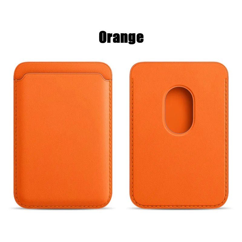 Leather MagSafe Wallet Case with Card Holder for iPhone 15 Pro Max, Compatible with iPhone 14, 13 & 12