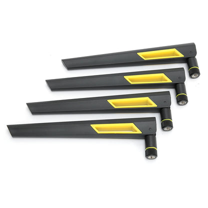 4-Piece Dual-Band Router Antenna Set – 10dB SMA Replacement for RT-AC68U, EX6200, AC15, AC88U, AC3200, AC66U, AX88U