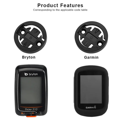 Bike Computer Mount Adapter Base — Replacement Bracket for Garmin, Bryton, Wahoo, Magene Bicycle Computers
