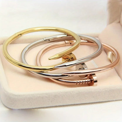 Women's Fashion Stainless Steel Waterproof Luxury Bracelet – Stylish Jewelry for Date, Party, and Festival Gifts - S090
