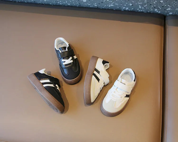 Kids Sport Training Sneakers – Spring Autumn Soft Sole Shoes for Boys & Girls, Casual Fashion Skate Shoes