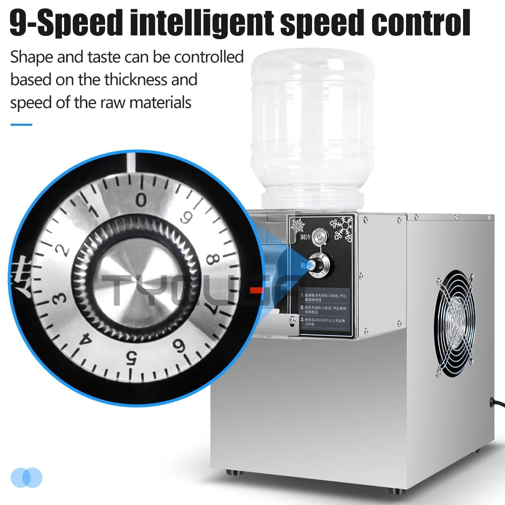 Korea Bingsu Snowflake Ice Shaver Machine – 360W 3L Ice Maker for Dessert, Includes Refrigerant, Ships to Europe, Russia, Mexico
