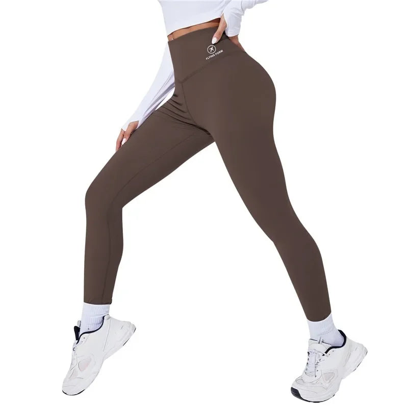 High Waist Thermal Yoga Leggings for Women – Butt Lifting Push-Up Sports Tights for Running, Gym & Fitness Wear