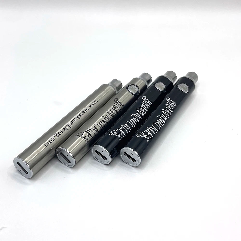 Brass Knuckles 900mAh Electric Soldering Iron – Portable 510 Thread Welding Pen with Bottom Charging