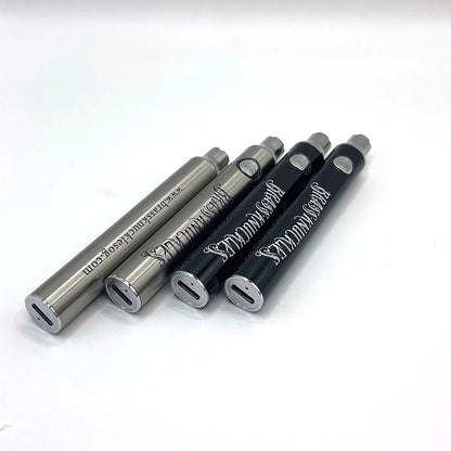 Brass Knuckles 900mAh Electric Soldering Iron – Portable 510 Thread Welding Pen with Bottom Charging