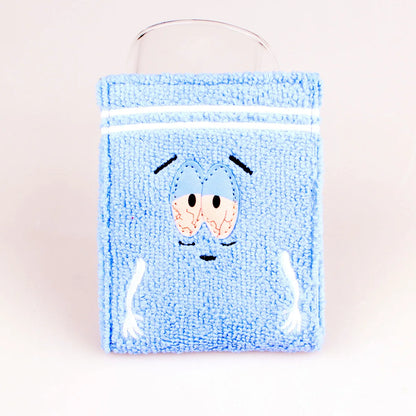Embroidered Anime Towel Cloth Wallet – Fashionable Designer Personalized ID Card Holder