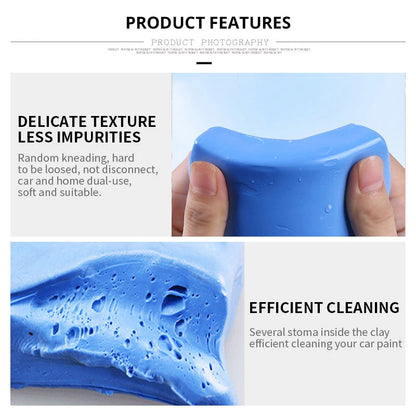 SEAMETAL Car Cleaning Clay Bar - 100g Auto Detailing Magic Clay for Paint Decontamination, Car Wash, Mud & Surface Cleaning